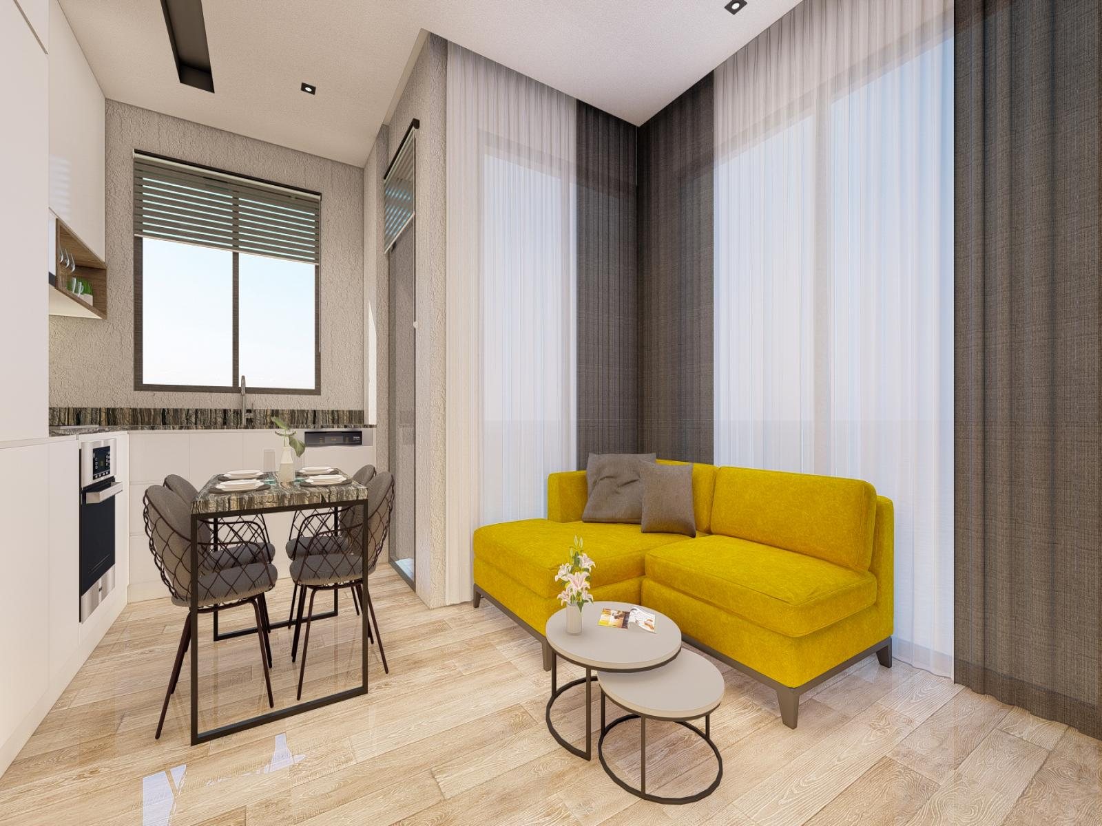 1+1 apartman, 52 m² – Kargıcak