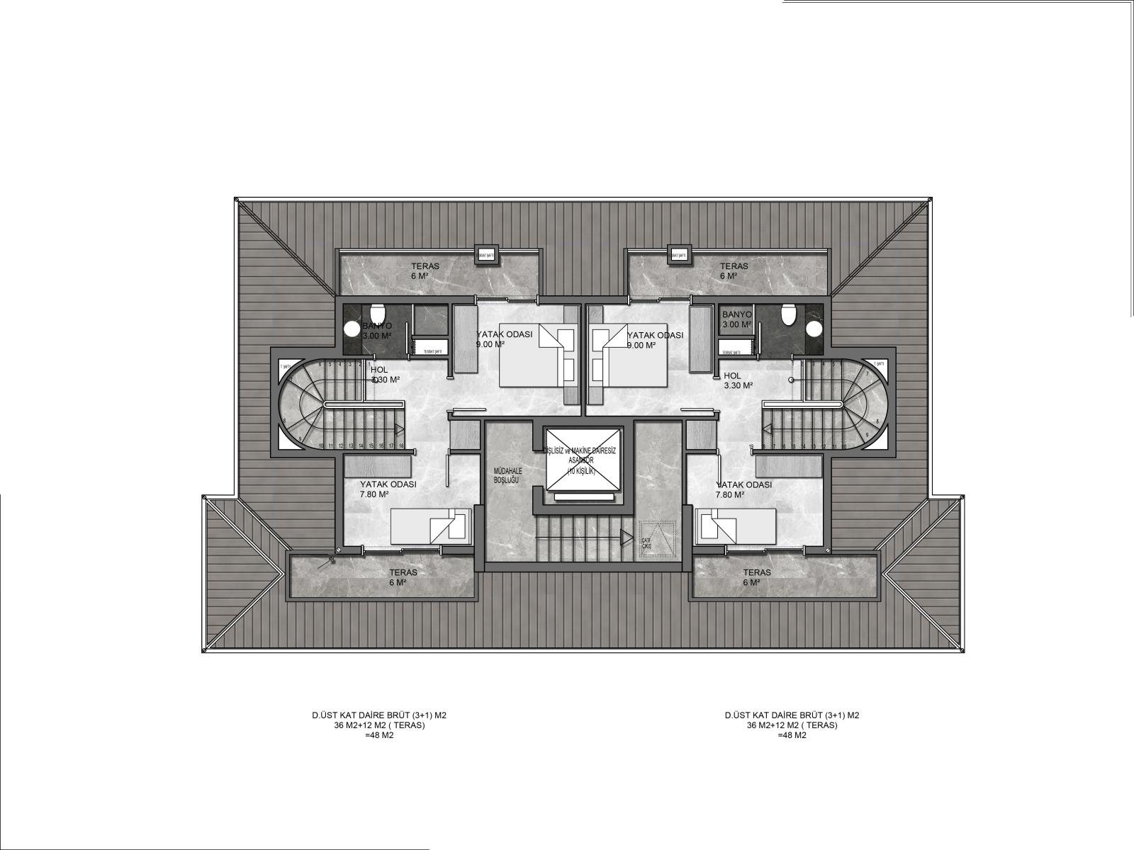 3+1 apartman, 100 m² – Kargıcak